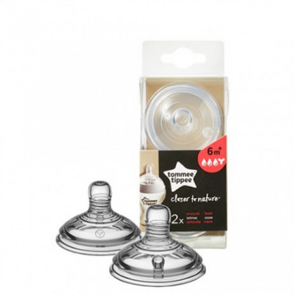 Tommee Tippee Биберон за хранене Easy-Vent звезда - 4 капки 6+ месеца
